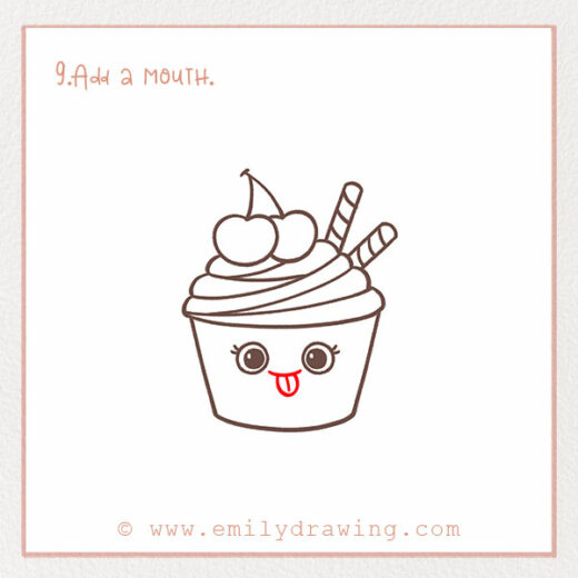 How to Draw a Cupcake - Emily Drawing