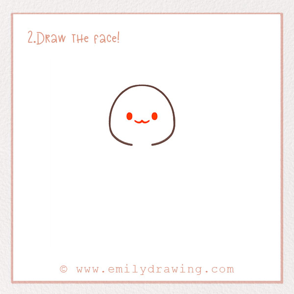 How to Draw a Snake - Step 2 – Draw the face!