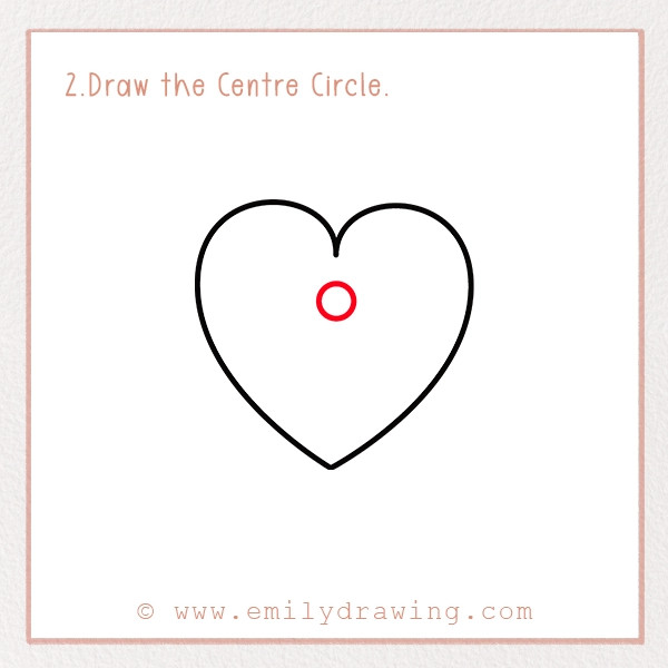 How to Draw a Chocolate Box - Step 2 - Draw the Centre Circle