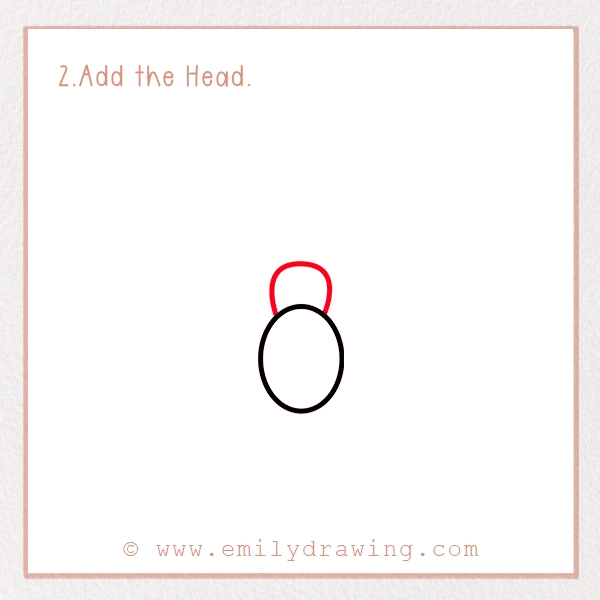 How to Draw a Tarantula - Step 2 - Add the Head