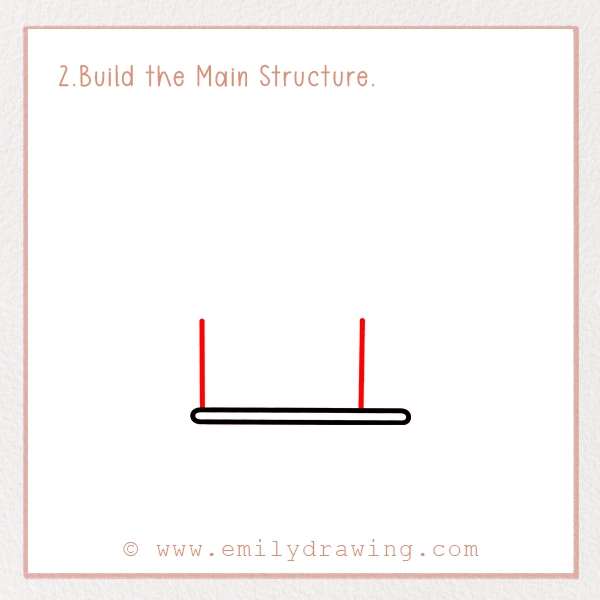 How to Draw a Mosque - Step 2 - Build the Main Structure.