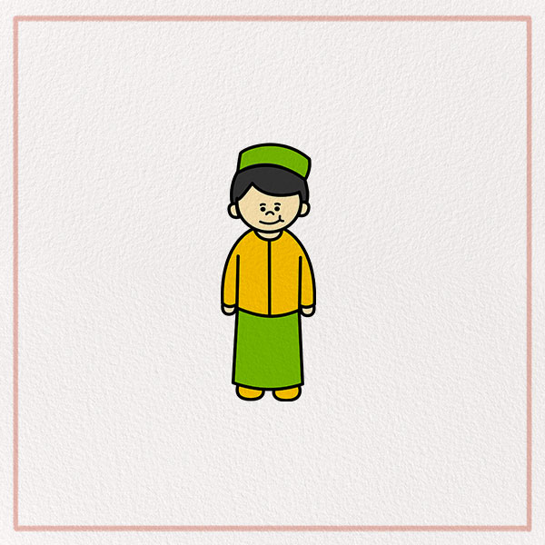 How to Draw a Ramadan Muslim Boy Feature