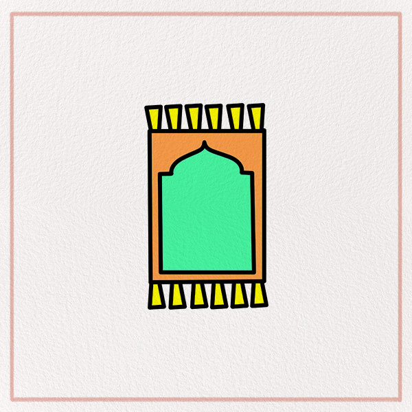 How to Draw a Ramadan Prayer Mat Feature