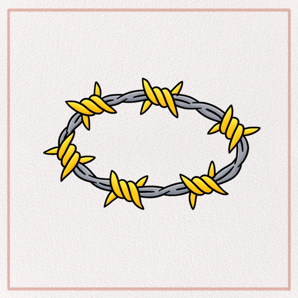 How to Draw a Barbed Wire feature image