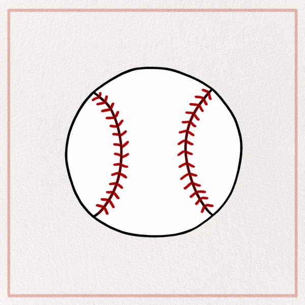 How to Draw a Baseball feature image