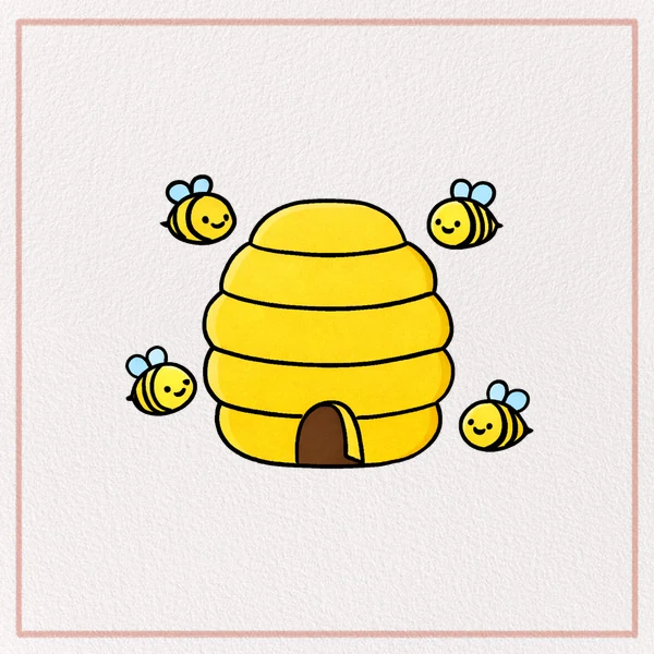 How to Draw a Beehive feature image