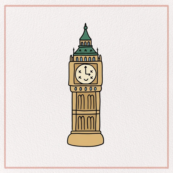 How to Draw a Big Ben feature image