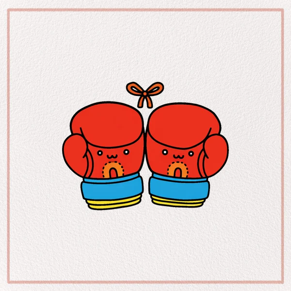 How to Draw a Boxing Gloves feature image