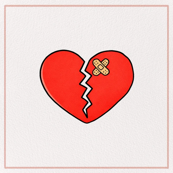 How to Draw a Broken Heart feature image