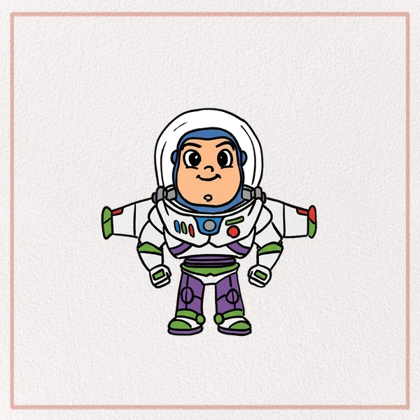 How to Draw a Buzz Lightyear feature image