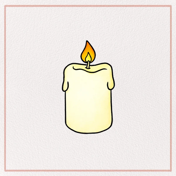 How to Draw a Candle feature image