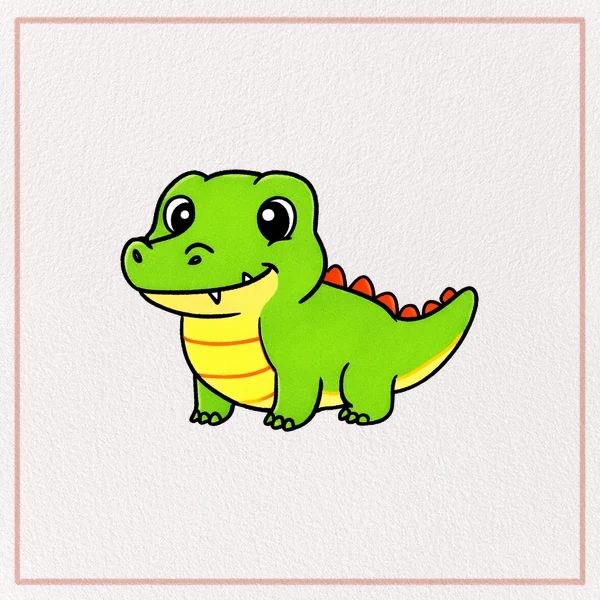 How to Draw a Cartoon Alligator feature image