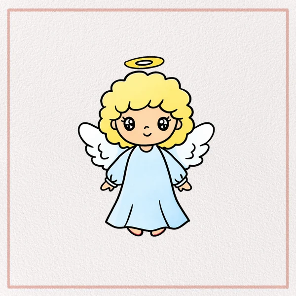 How to Draw a Cartoon Angel feature image