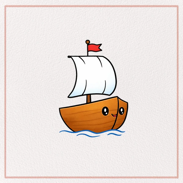 How to Draw a Cartoon Boat feature image