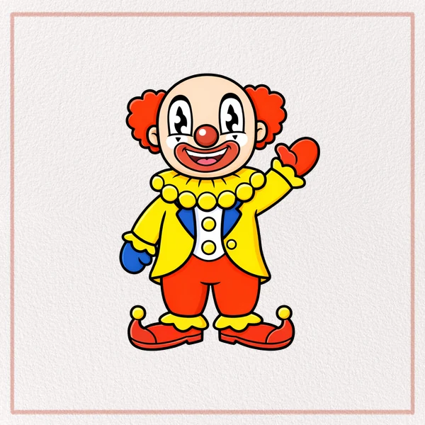 How to Draw a Cartoon Clown feature image