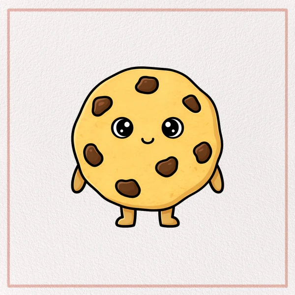 How to Draw a Cartoon Cookie feature image
