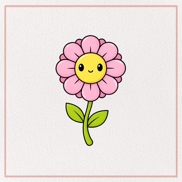 How to Draw a Cartoon Flowers feature image