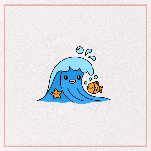 How to Draw a Cartoon Ocean feature image
