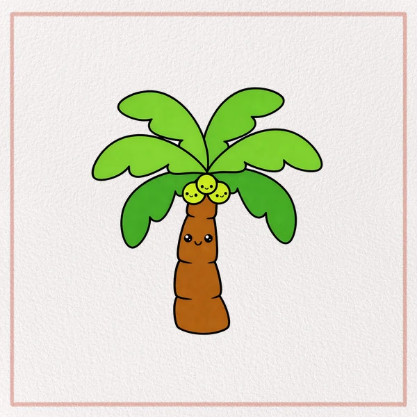 How to Draw a Cartoon Palm Tree feature image