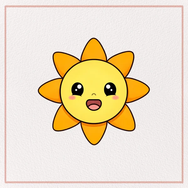 How to Draw a Cartoon Sun feature image