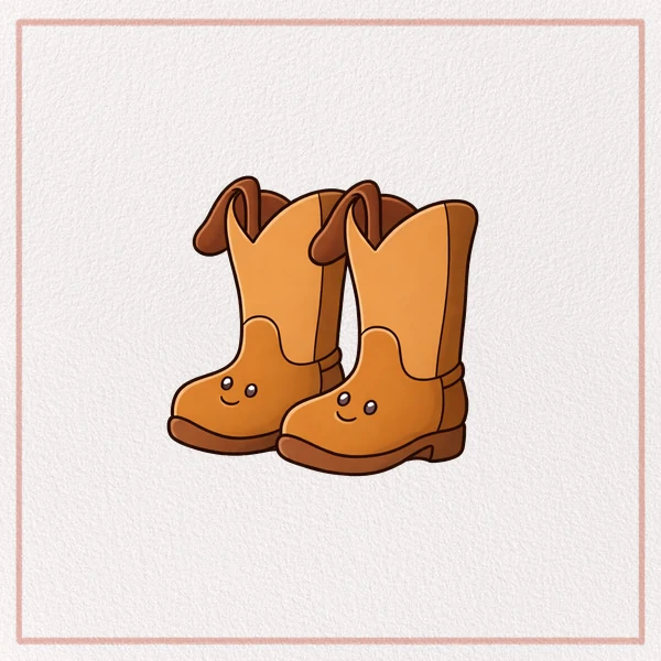 How to Draw a Cowboy Boots feature image