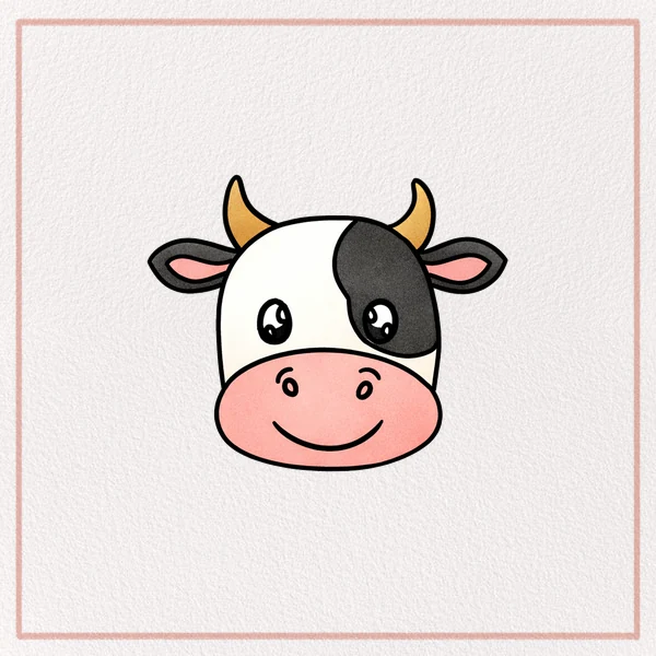 How to Draw a Cows Face feature image
