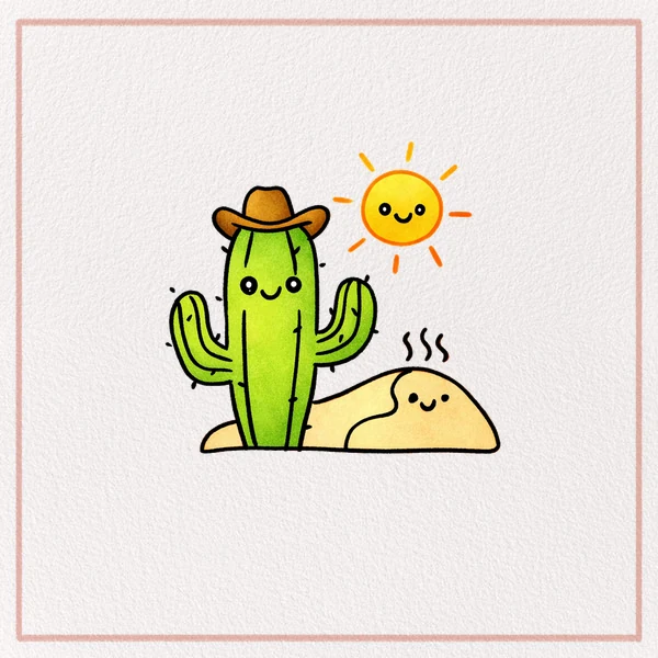How to Draw a Desert feature image
