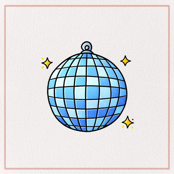 How to Draw a Disco Ball feature image