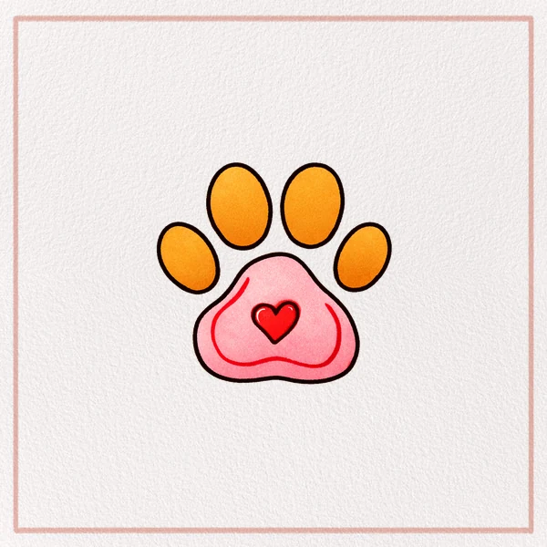 How to Draw a Dog Paw feature image