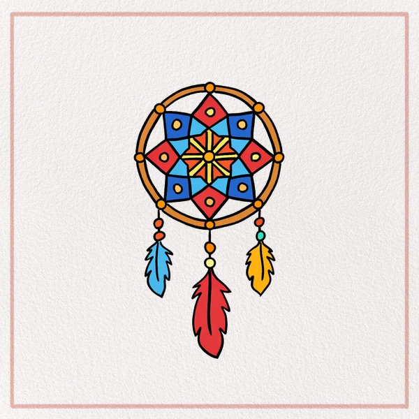 How to Draw a Dream Catcher feature image