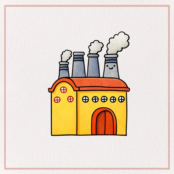 How to Draw a Factory feature image