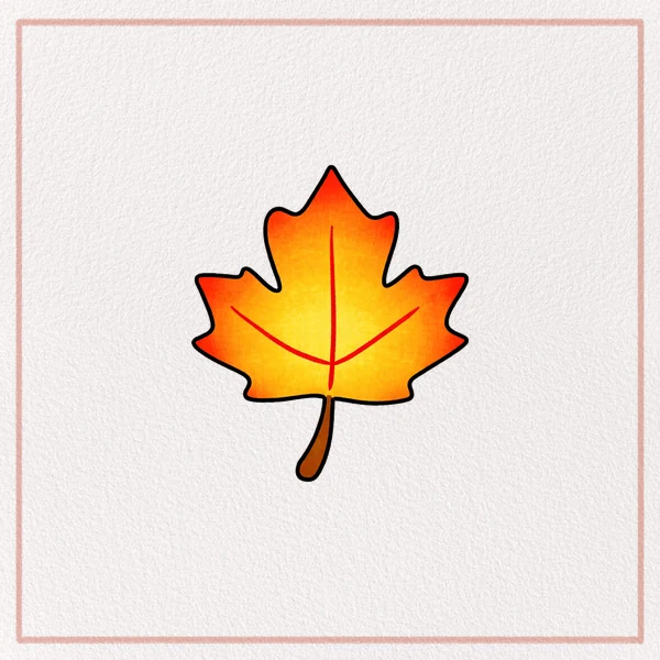 How to Draw a Fall Leaves feature image
