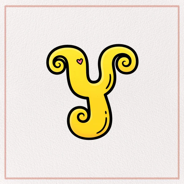 How to Draw a Fancy Letter Y feature image