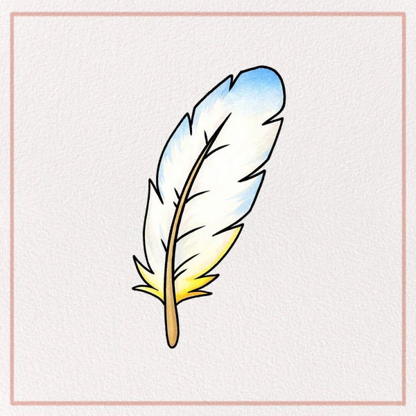 How to Draw a Feather feature image