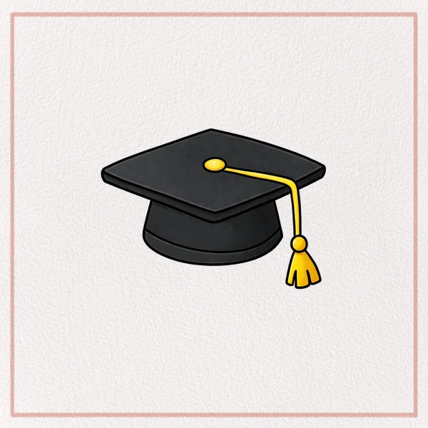 How to Draw a Graduation Hat feature image