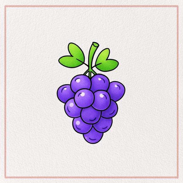 How to Draw a Grapes feature image