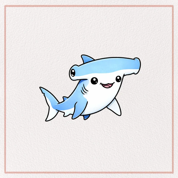 How to Draw a Hammerhead Shark feature image