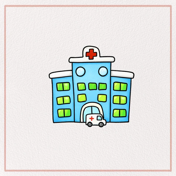 How to Draw a Hospital feature image