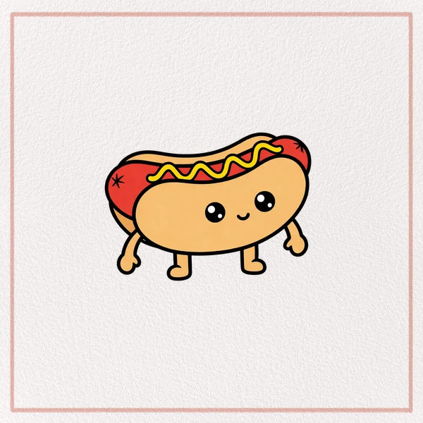 How to Draw a Hotdog feature image