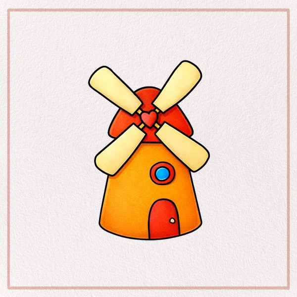 How to Draw a Windmill feature image