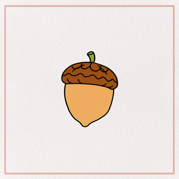 How to Draw an Acorn feature image