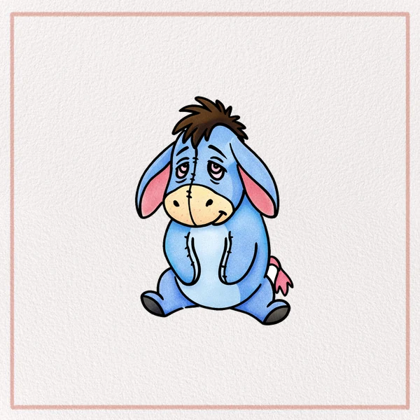 How to Draw an Eeyore feature image