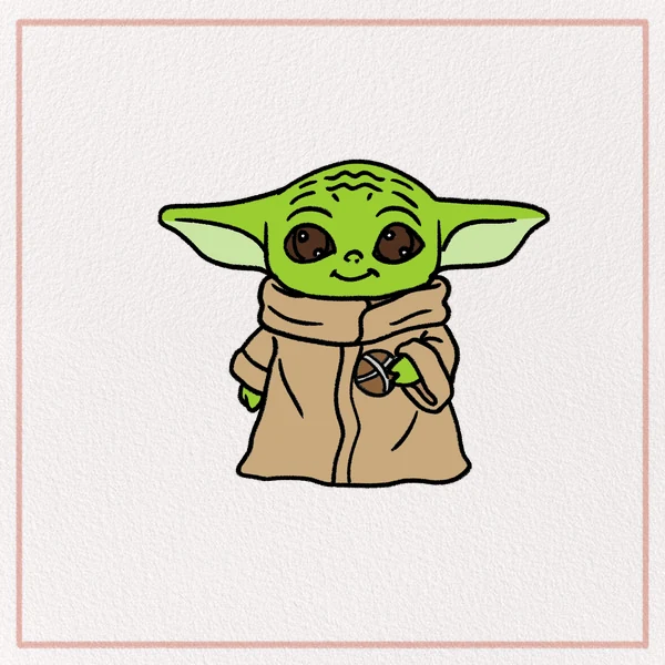 How to Draw a Baby Yoda feature image