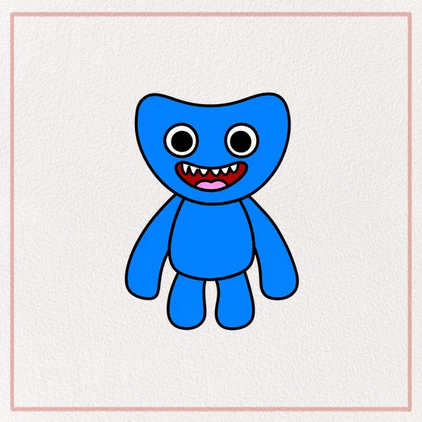 How to Draw a Huggy Wuggy feature image