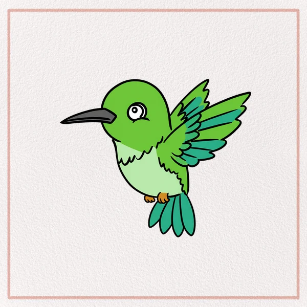 How to Draw a Hummingbird feature image