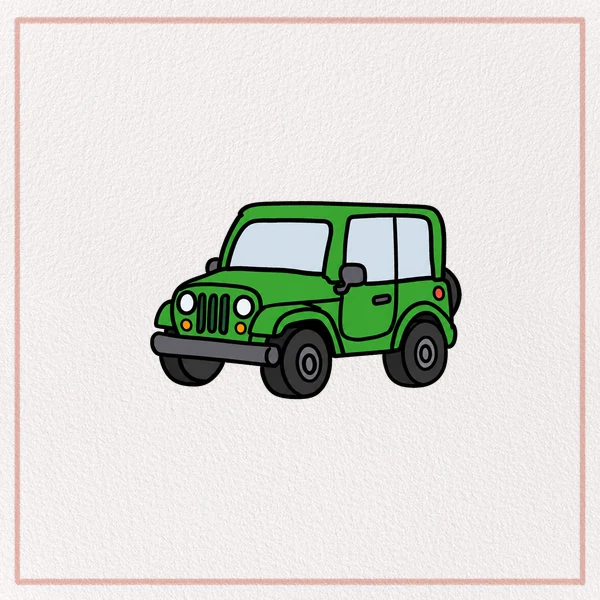 How to Draw a Jeep feature image