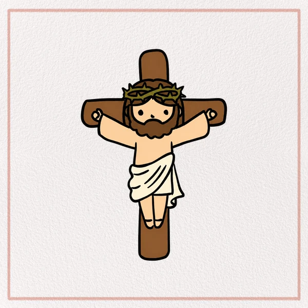 How to Draw a Jesus On The Cross feature image