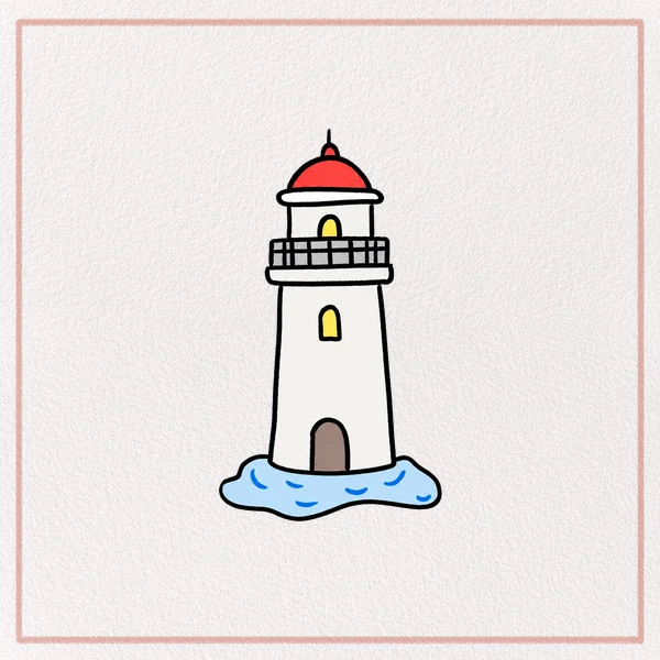 How to Draw a Lighthouse feature image