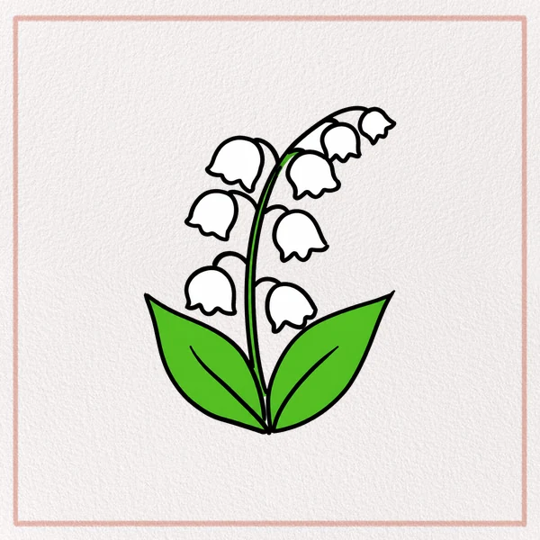 How to Draw a Lily Of The Valley feature image