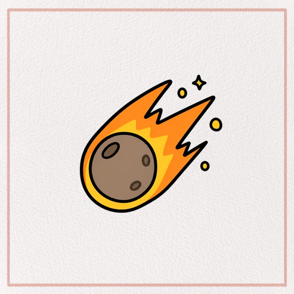 How to Draw a Meteor feature image